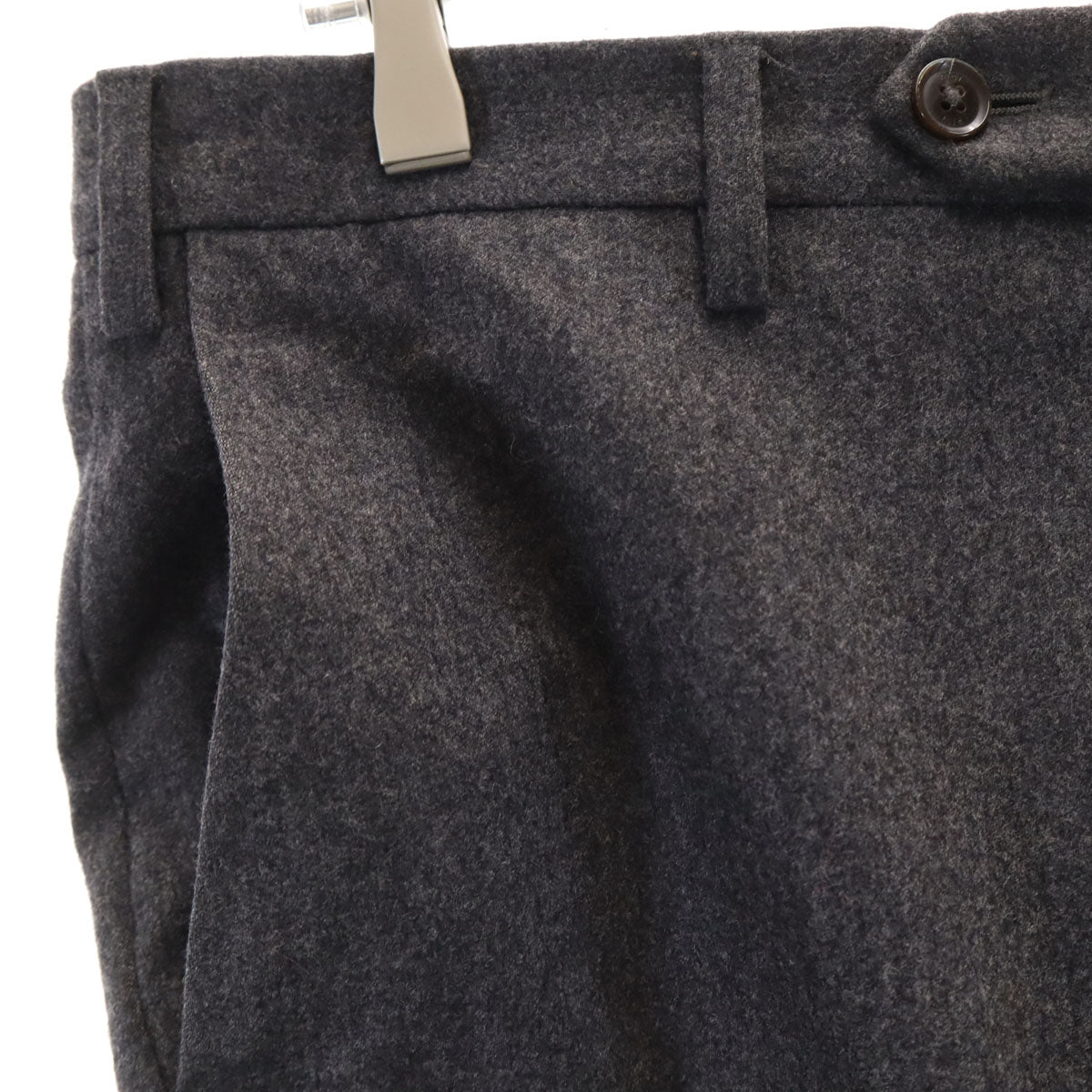 PT01 ピーティーゼロウーノ ウールブレンド スラックスパンツ 48 グレー メンズ