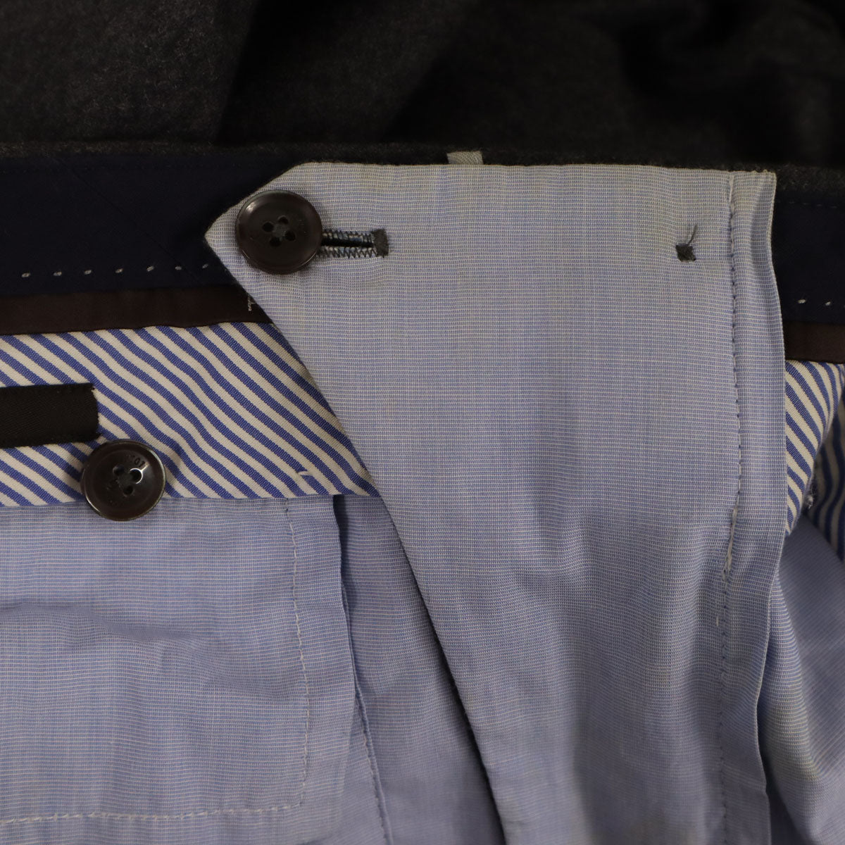 PT01 ピーティーゼロウーノ ウールブレンド スラックスパンツ 48 グレー メンズ