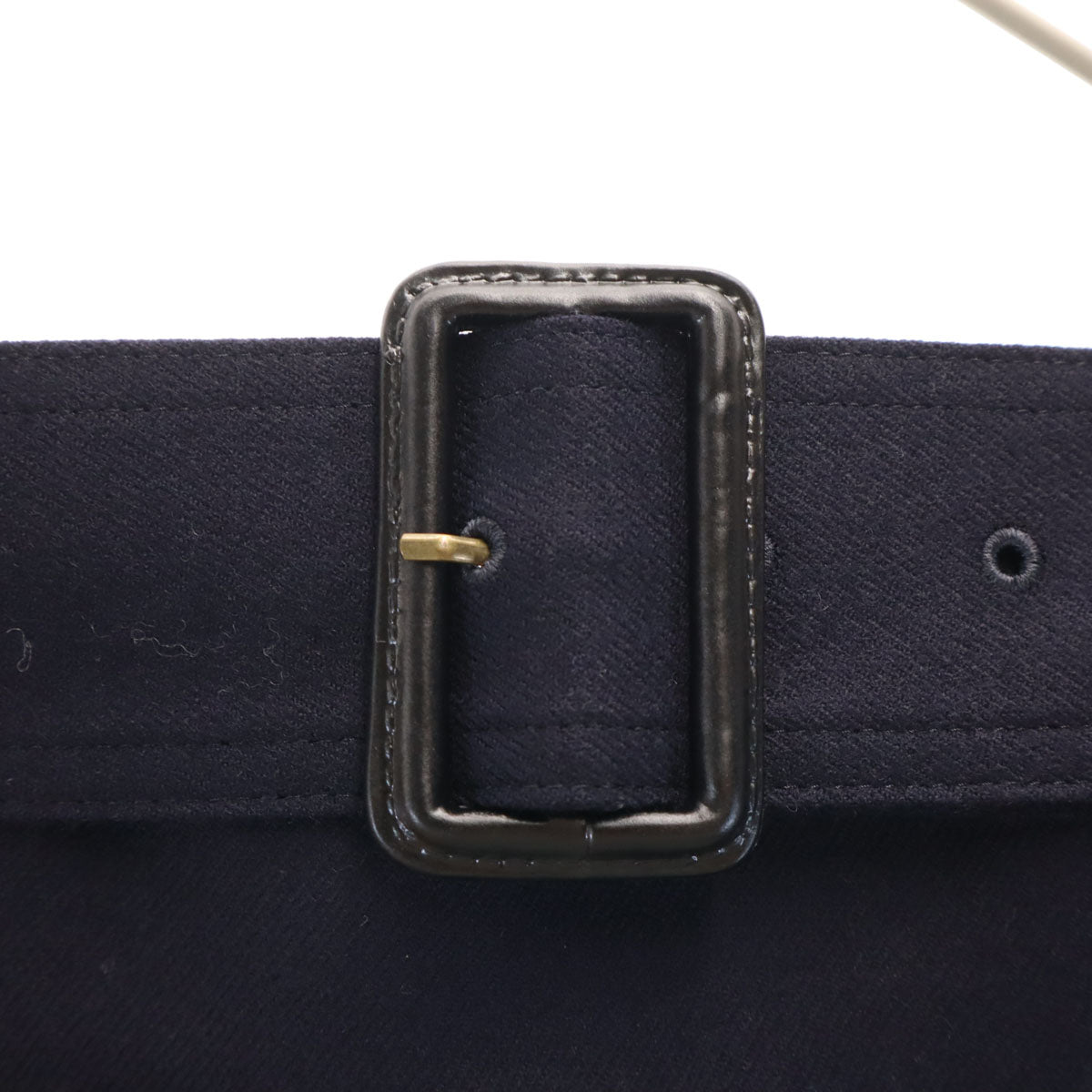 美品 BLUE LABEL CRESTBRIDGE ブルーレーベルクレストブリッジ クロップド丈 ワイドパンツ 36 ネイビー レディース