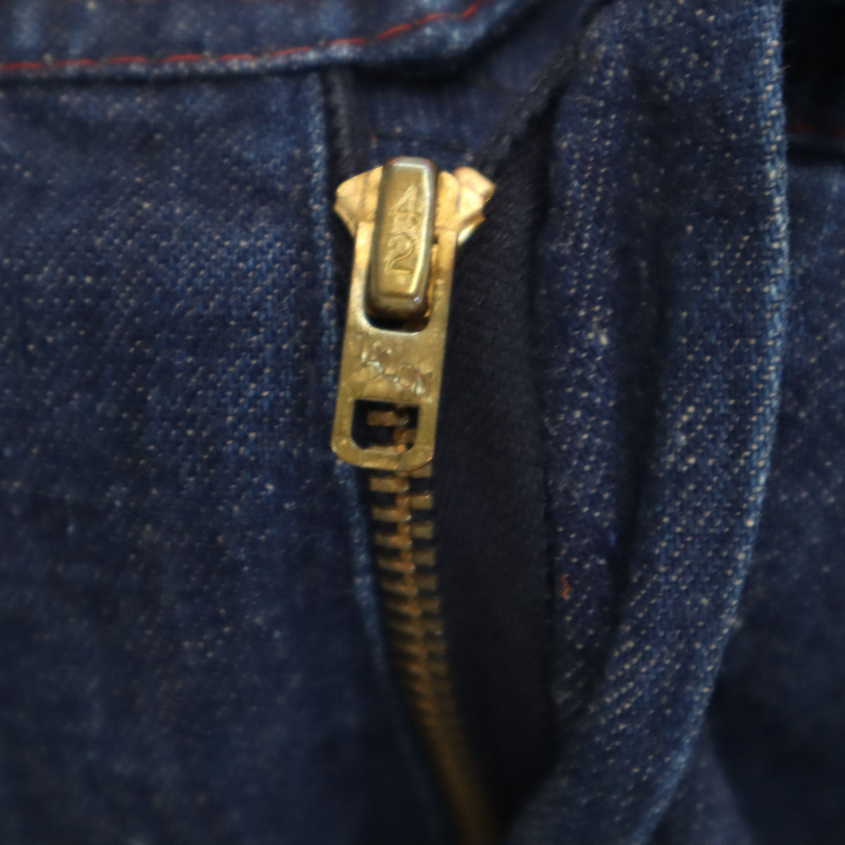 80s 42タロン ヴィンテージ 裾スピンドル フレアデニムパンツ インディゴブルー TALONジップ ジーンズ ベルボトム レディース