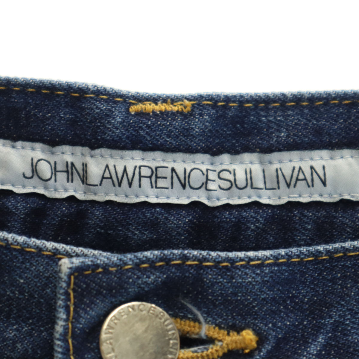 JOHN LAWRENCE SULLIVAN ジョンローレンスサリバン 日本製 切替 デニムパンツ 8 インディゴブルー ジーンズ レディース