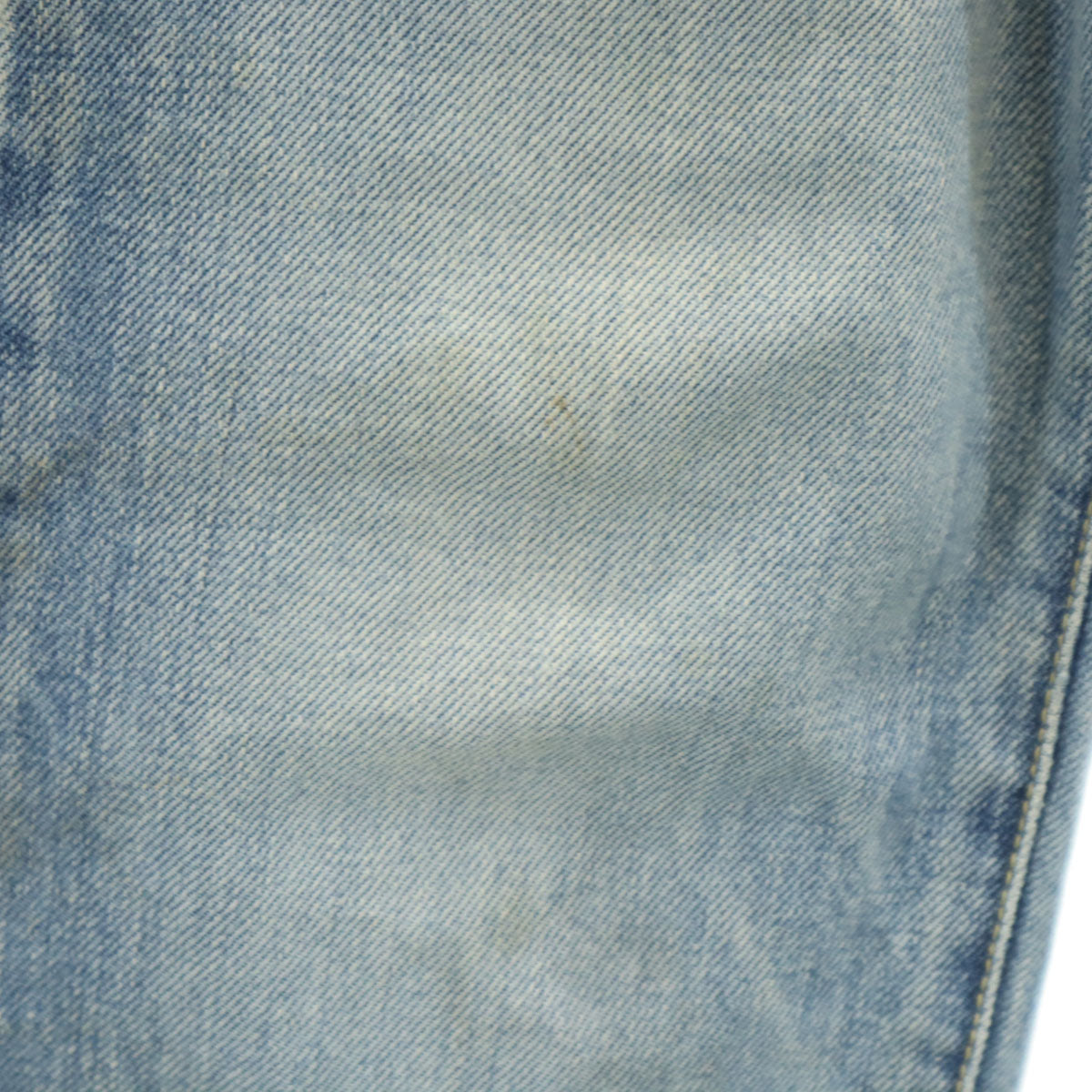 AMBUSH アンブッシュ 日本製 カットオフ加工 ストレートデニムパンツ 1 ウォッシュブルー ジーンズ メンズ