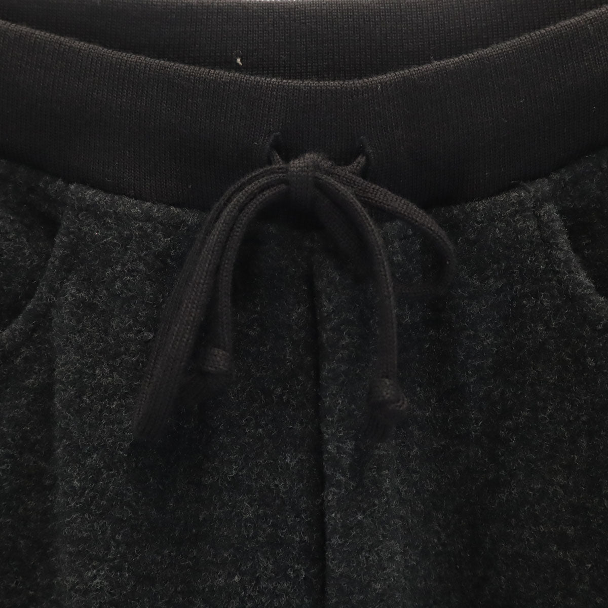 美品 BATONER バトナ― 20FM 日本製 ダブルフェイス圧縮ウール イージーパンツ 1 ブラック系 メンズ