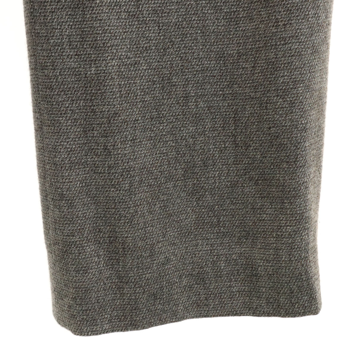 美品 Leilian レリアン 日本製 ウールブレンド パンツ 13 グレー レディース