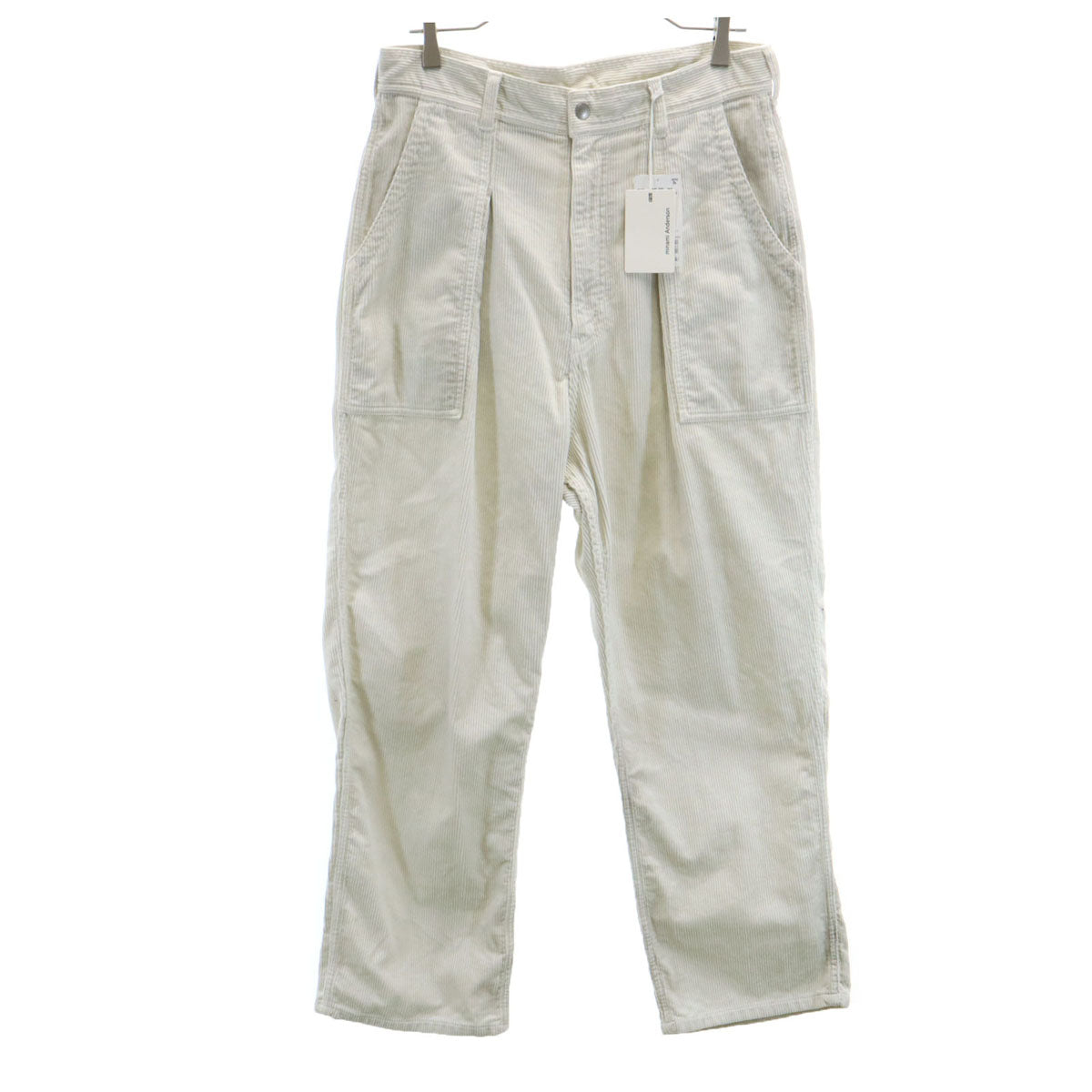 未使用 minami Anderson ミナミアンダーソン コーデュロイパンツ M アイボリー メンズ