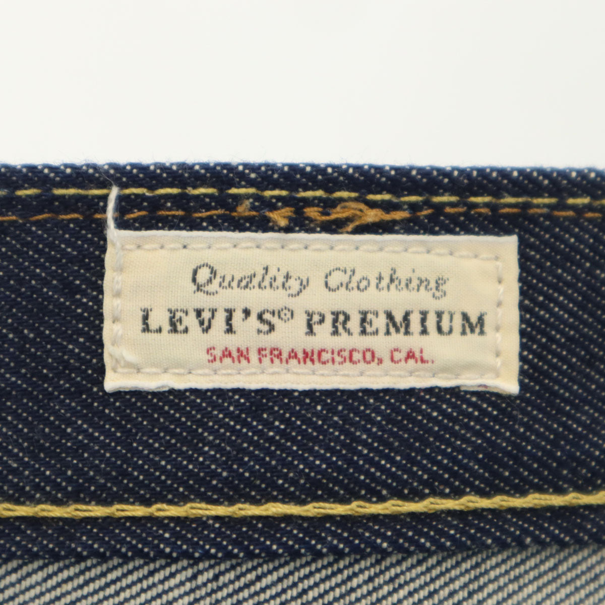 美品 LEVI'S PREMIUM リーバイスプレミアム 501 ビッグE 赤耳 ストレートデニムパンツ W29 インディゴ ジーンズ セルビッチ Vステッチ メンズ