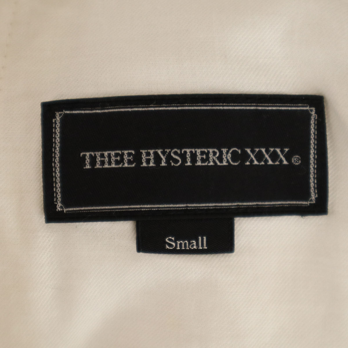 Thee Hysteric XXX ジィヒステリックトリプルエックス 日本製 ライン パンツ S アイボリー メンズ