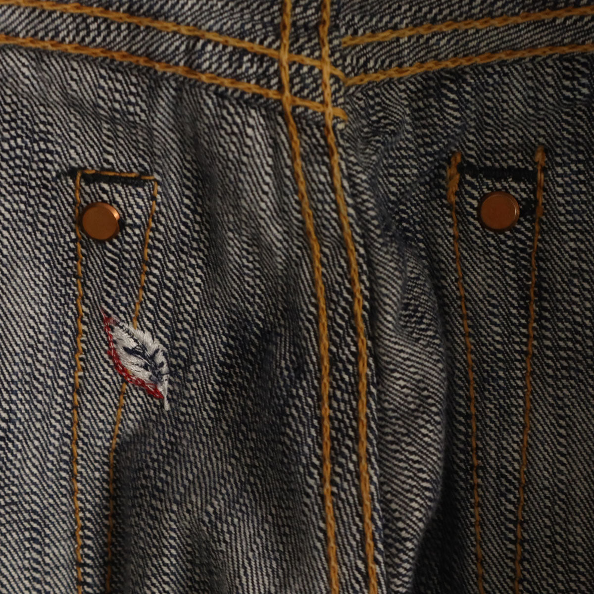 pure blue japan ピュアブルージャパン 日本製 デニムパンツ W30 ネイビー 正藍屋 ジーンズ ボタンフライ メンズ