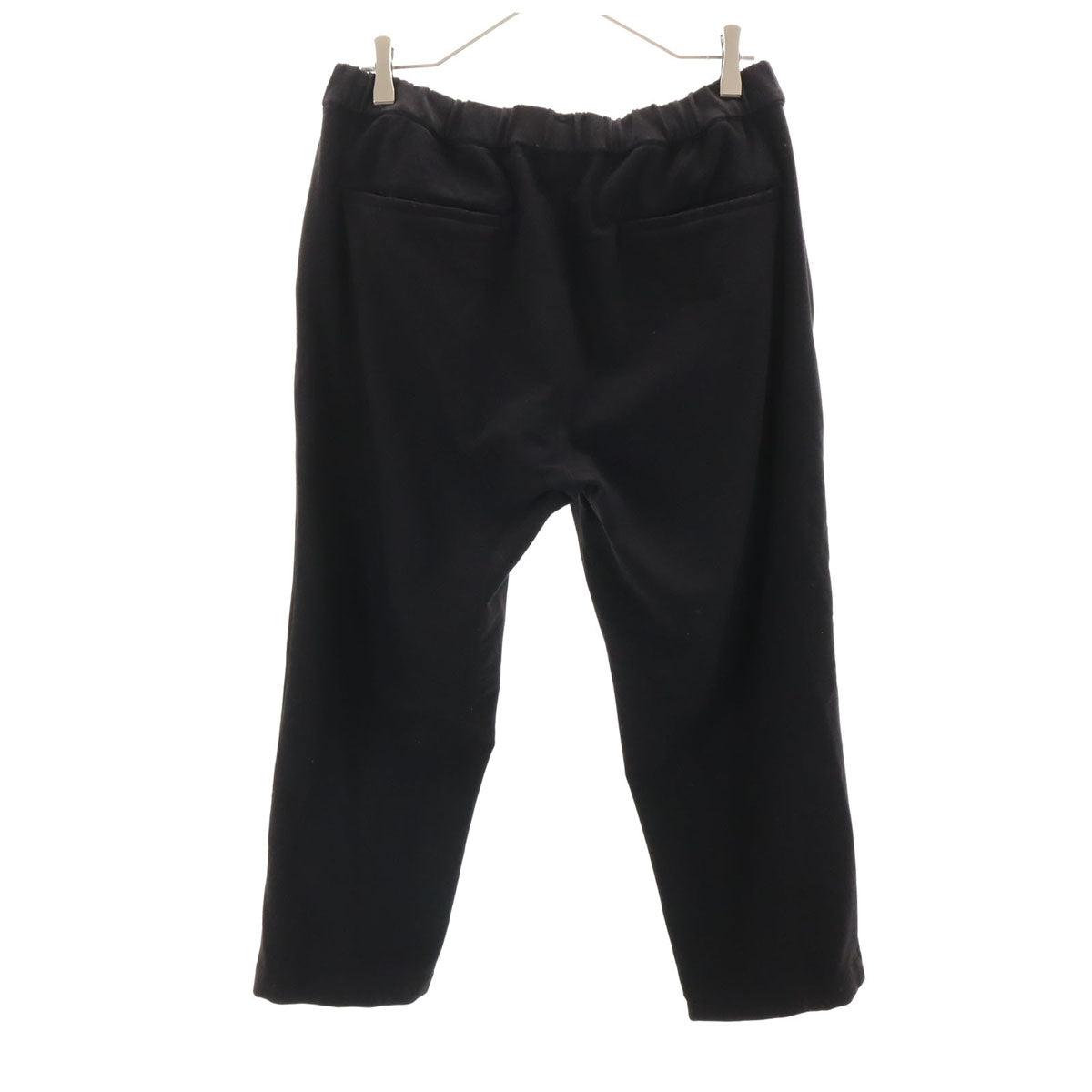 UNITED ARROWS ユナイテッドアローズ ウォームピケ オールギャザー イージーパンツ XL ブラック メンズ