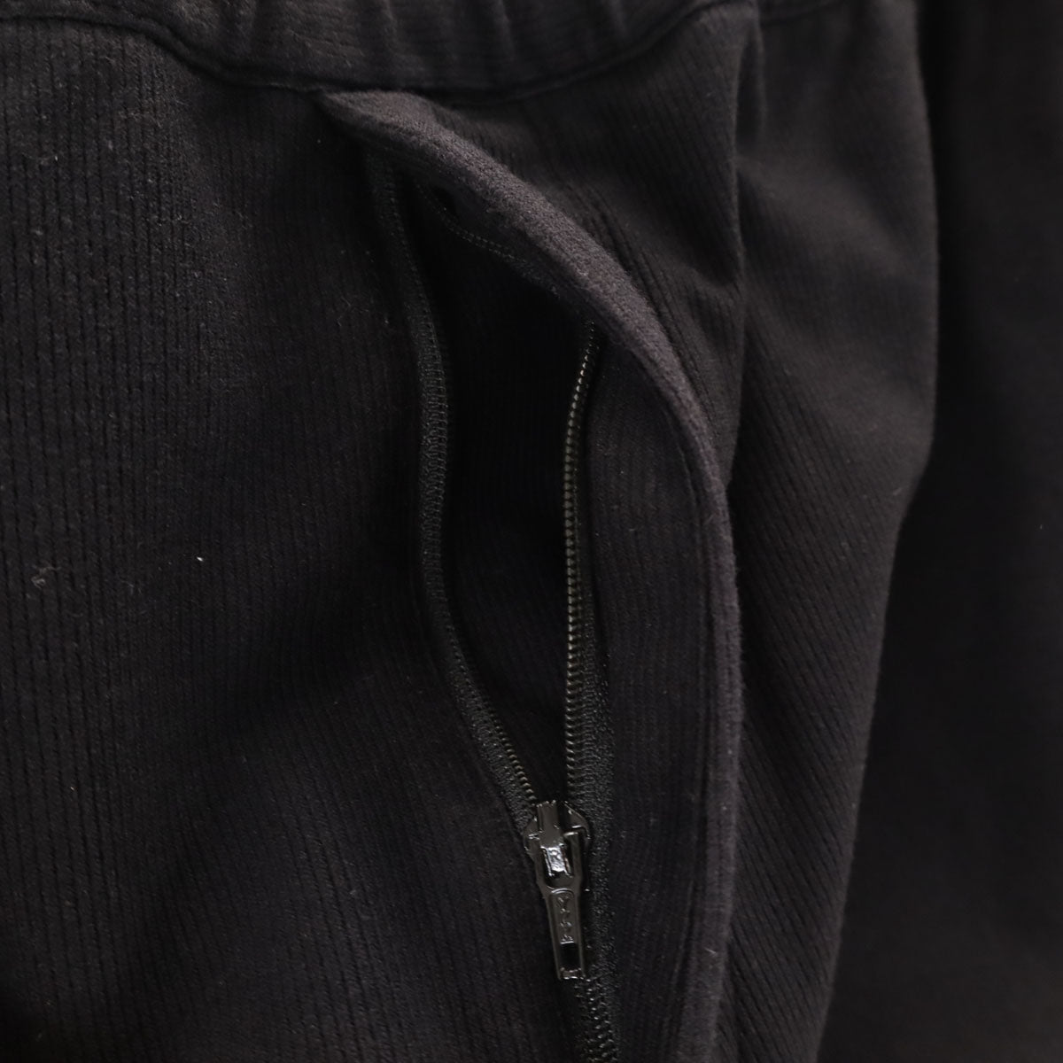 UNITED ARROWS ユナイテッドアローズ ウォームピケ オールギャザー イージーパンツ XL ブラック メンズ