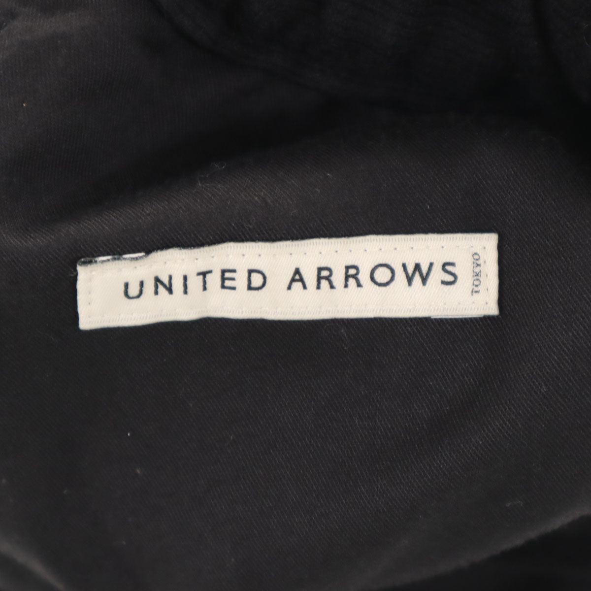 UNITED ARROWS ユナイテッドアローズ ウォームピケ オールギャザー イージーパンツ XL ブラック メンズ