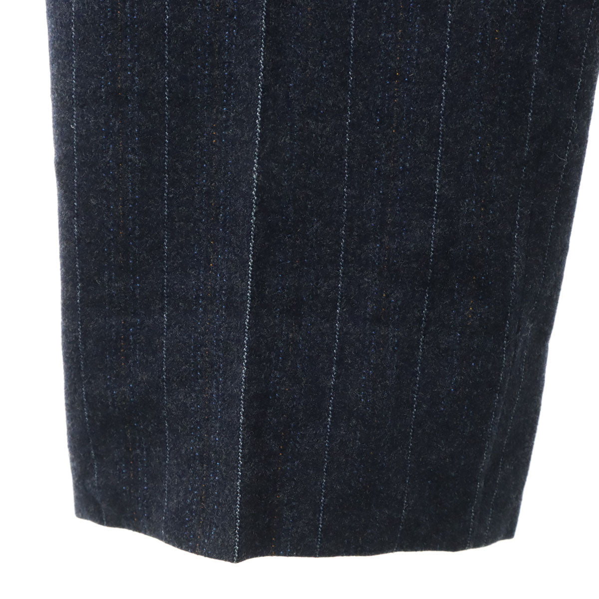 60s 70s ヴィンテージ ストライプ柄 スラックスパンツ ネイビー TALONジップ メンズ