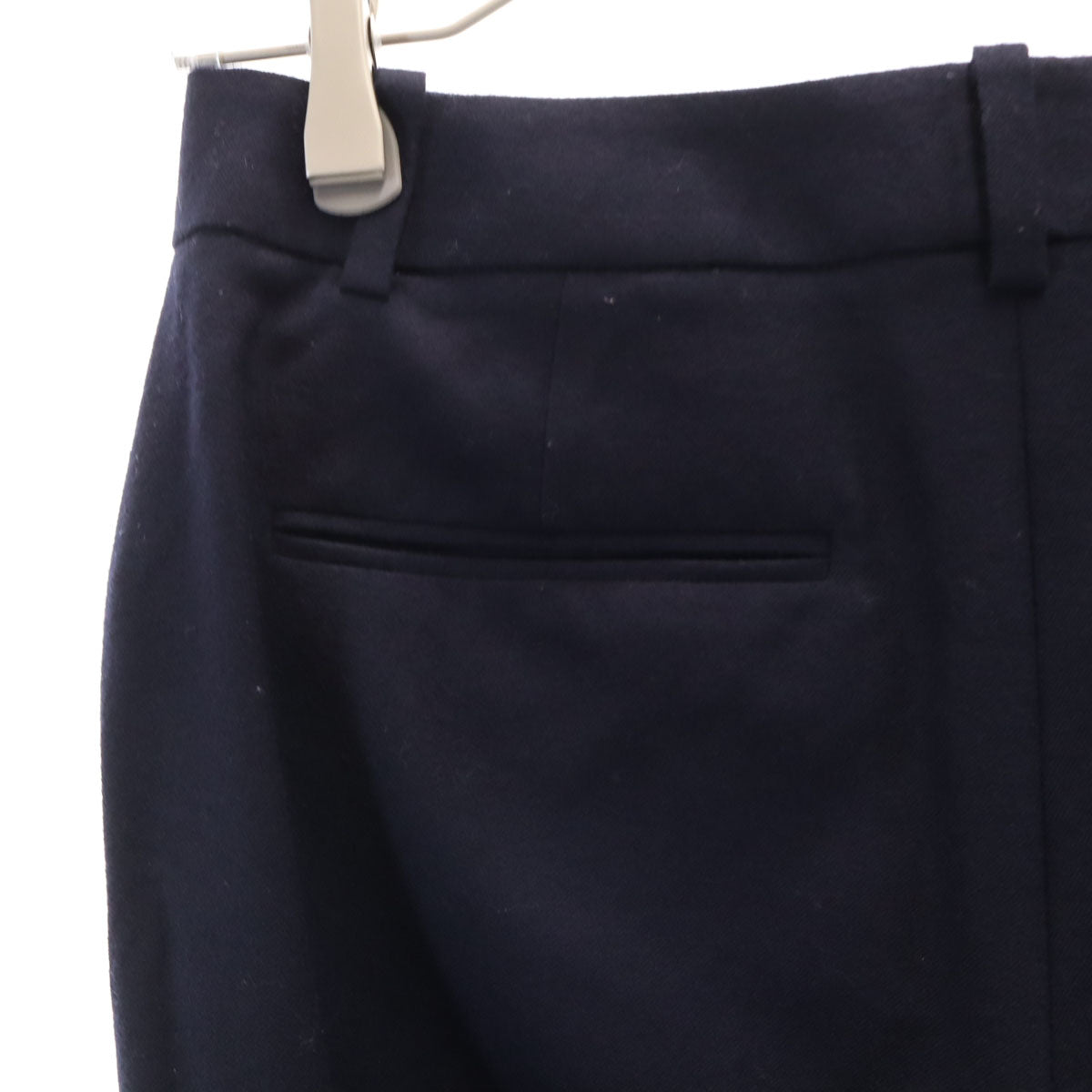 theory luxe セオリーリュクス 日本製 ウール スラックスパンツ 36 ネイビー レディース