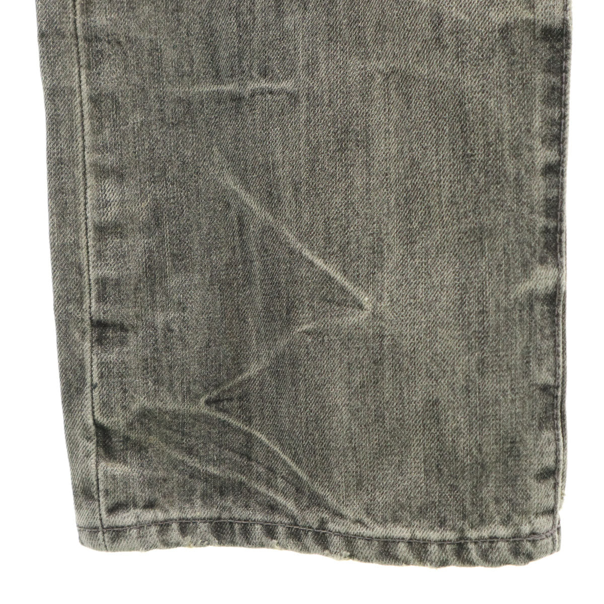 未使用 POLO RALPH LAUREN ポロラルフローレン ヴァリック スリム ストレートデニムパンツ W36 グレー ジーンズ ビッグサイズ メンズ