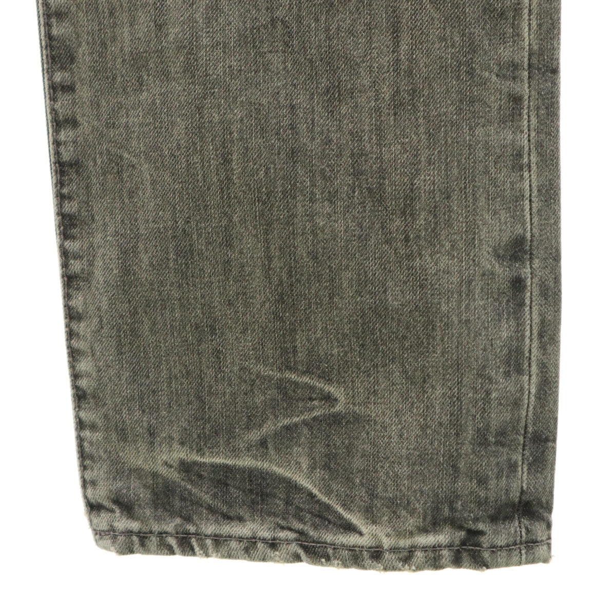 未使用 POLO RALPH LAUREN ポロラルフローレン ヴァリック スリム ストレートデニムパンツ W36 グレー ジーンズ ビッグサイズ メンズ