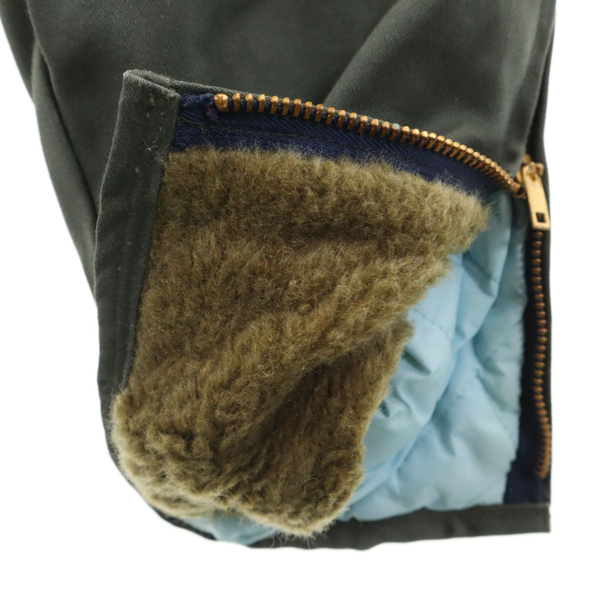 カーゴパンツ W36 カーキ 裏ボア トラウザーズ メンズ