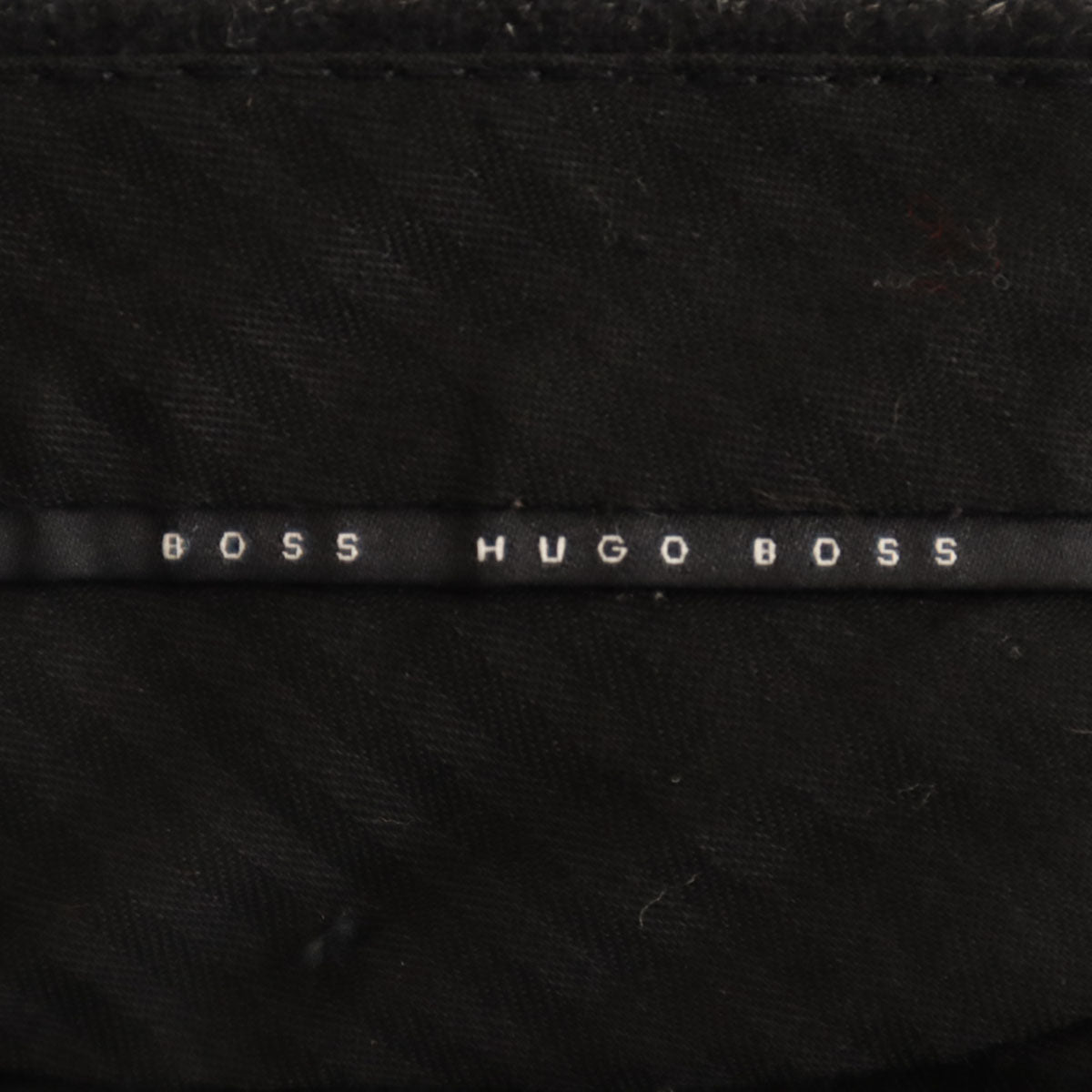 HUGO BOSS ヒューゴボス ウールブレンド スラックスパンツ 58 ブラック ビックサイズ メンズ