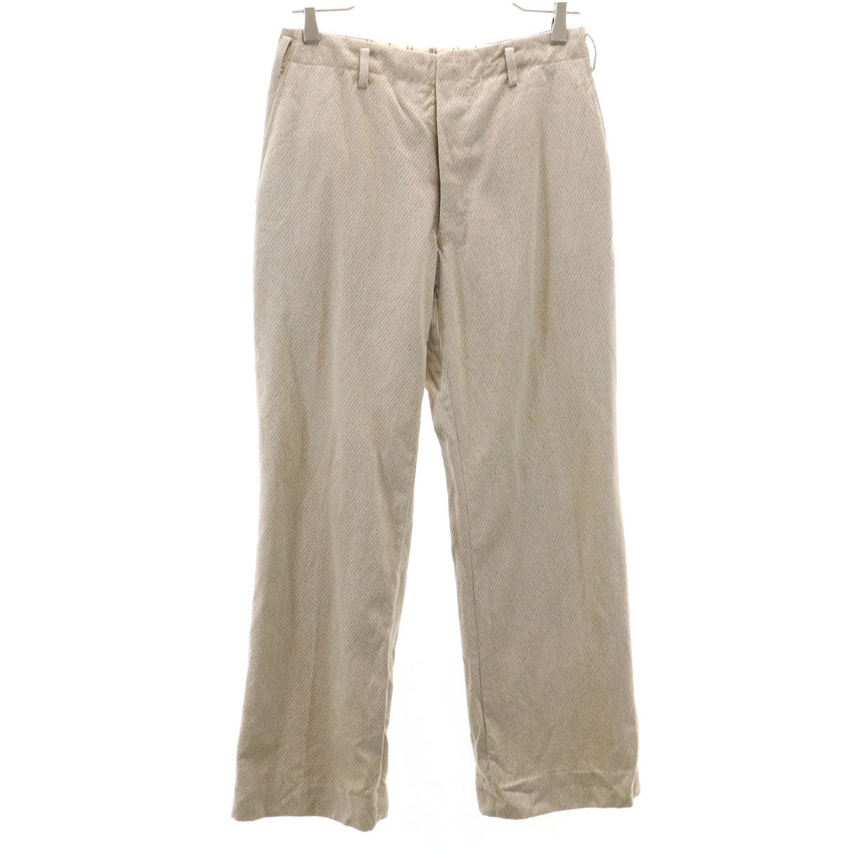 70s ヴィンテージ スラックスパンツ ベージュ TALONジップ メンズ