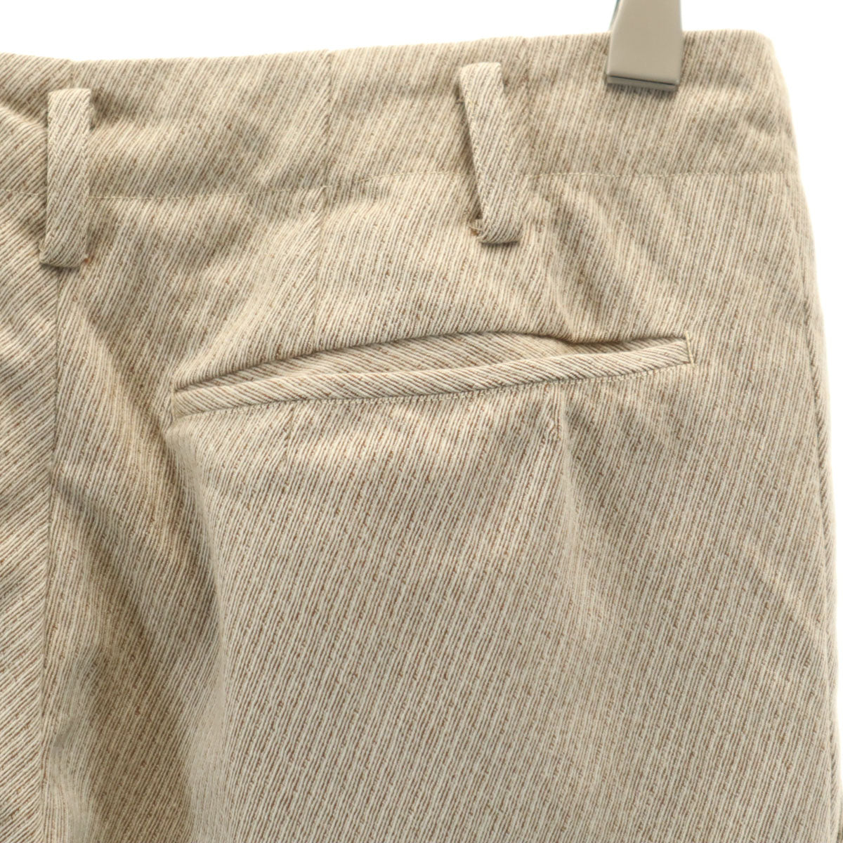 70s ヴィンテージ スラックスパンツ ベージュ TALONジップ メンズ