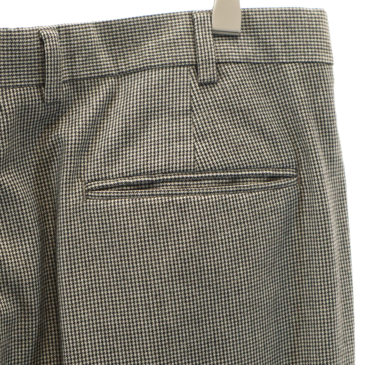 Brooks Brothers ブルックスブラザーズ ハウンドトゥース柄 スラックスパンツ グレー 千鳥格子 メンズ