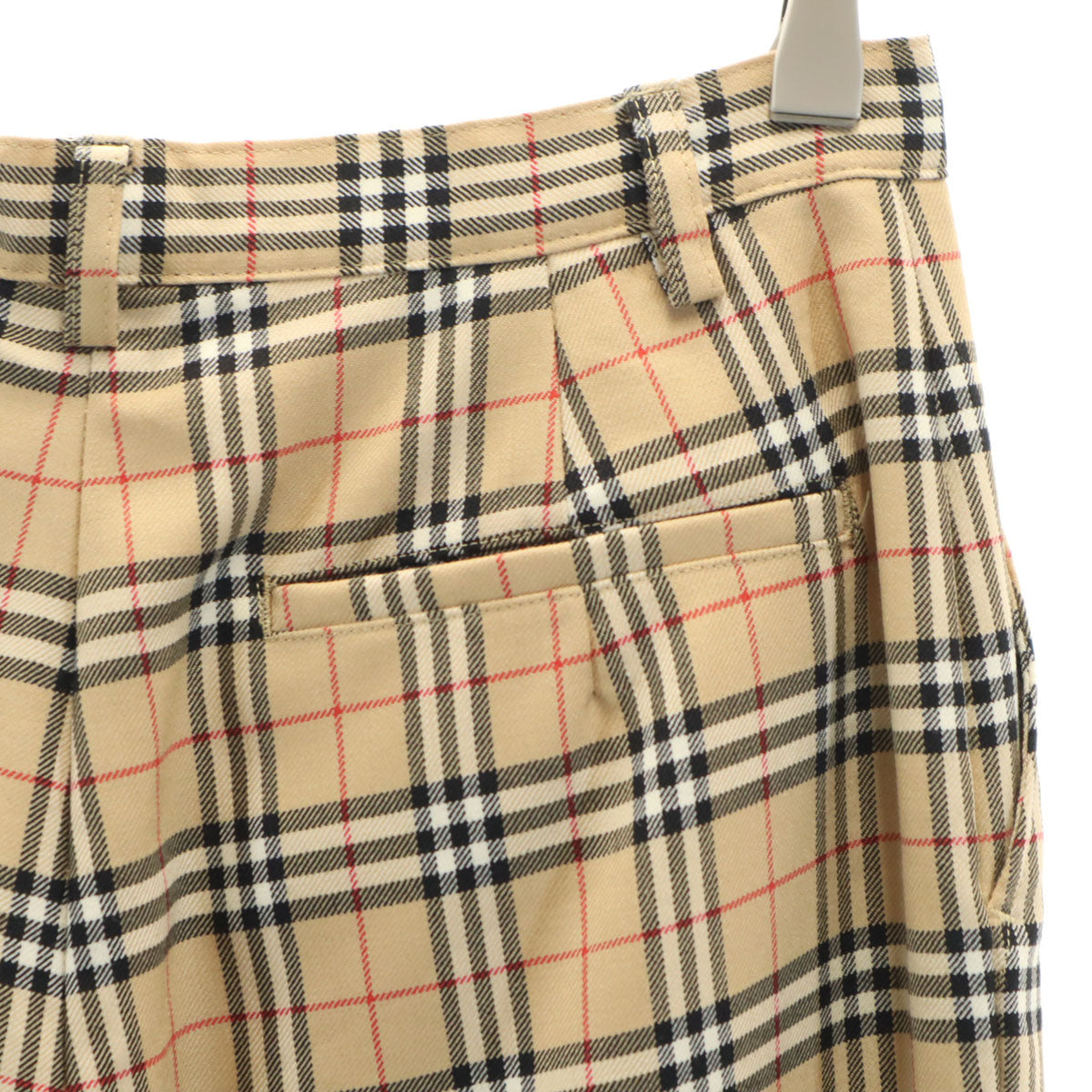 BURBERRY GOLF バーバリーゴルフ 日本製 ノバチェック ストレートパンツ 11 ベージュ 三陽商会 レディース