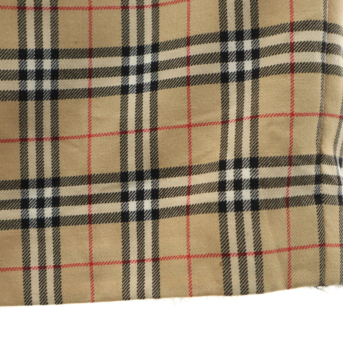 BURBERRY GOLF バーバリーゴルフ 日本製 ノバチェック ストレートパンツ 11 ベージュ 三陽商会 レディース