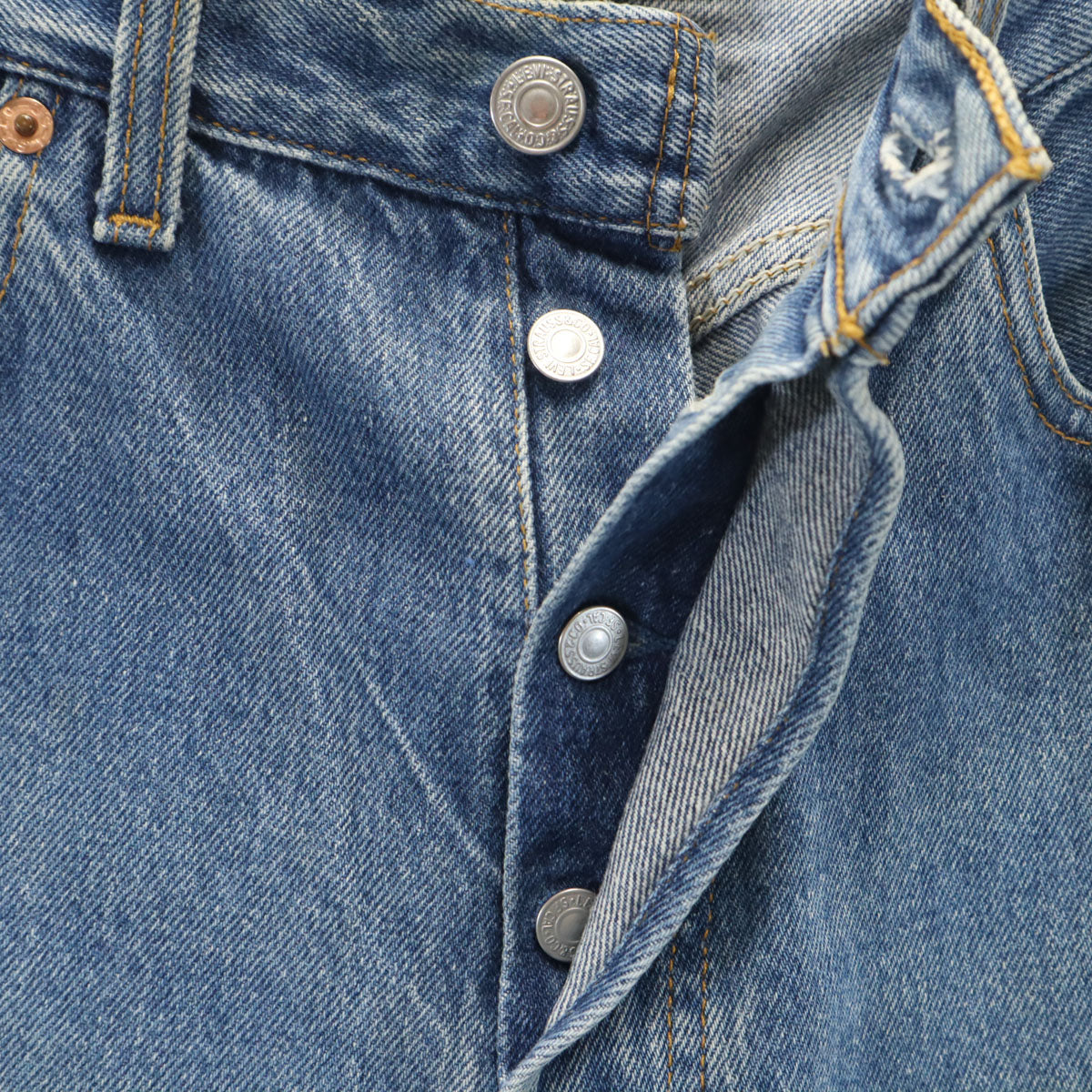 Levi's リーバイス 90s 501 USA製 オールド ストレートデニムパンツ W29 ウォッシュブルー ジーンズ メンズ