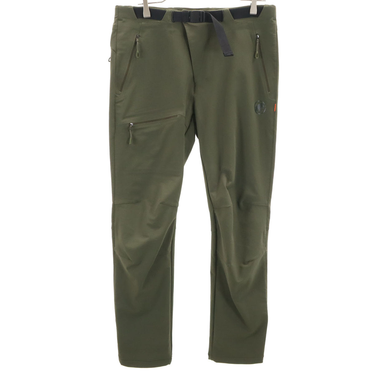 美品 Mammut マムート ソフトシェル アジアン フィット パンツ L カーキ アウトドア メンズ