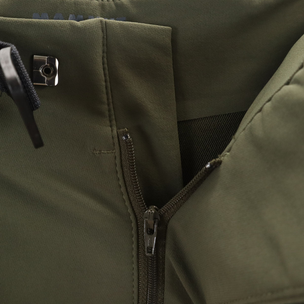 美品 Mammut マムート ソフトシェル アジアン フィット パンツ L カーキ アウトドア メンズ