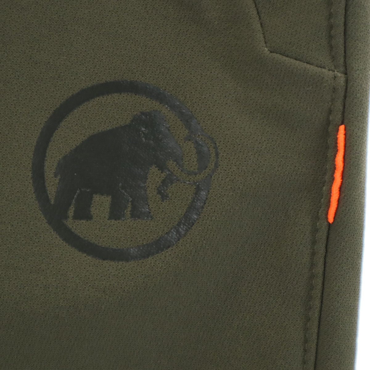 美品 Mammut マムート ソフトシェル アジアン フィット パンツ L カーキ アウトドア メンズ