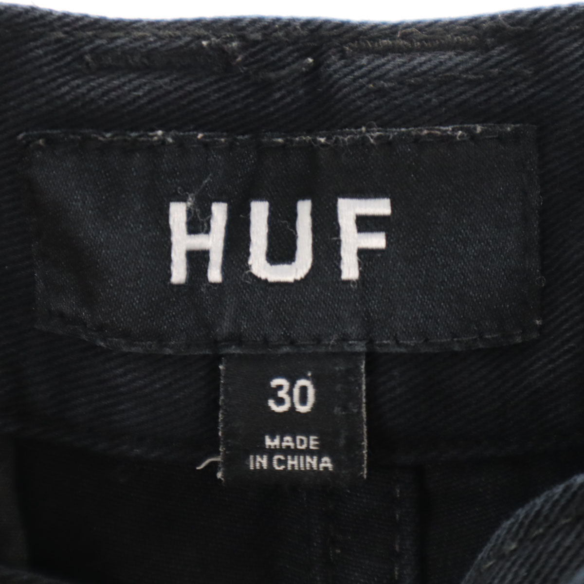 HUF ハフ パンツ w30 ブラック メンズ