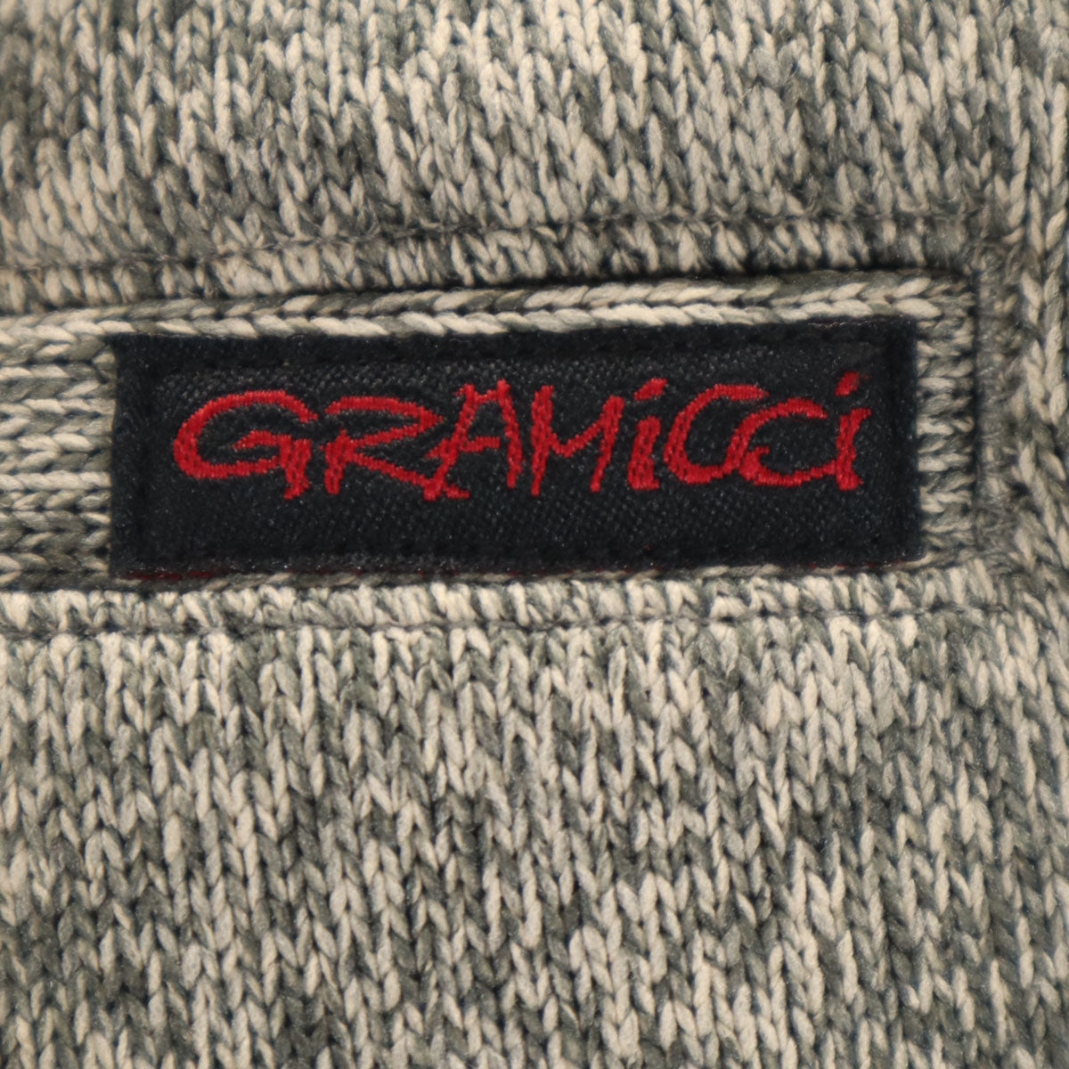 美品 Gramicci グラミチ ボンディングニットフリースナローリブ パンツ S グレー系 アウトドア メンズ