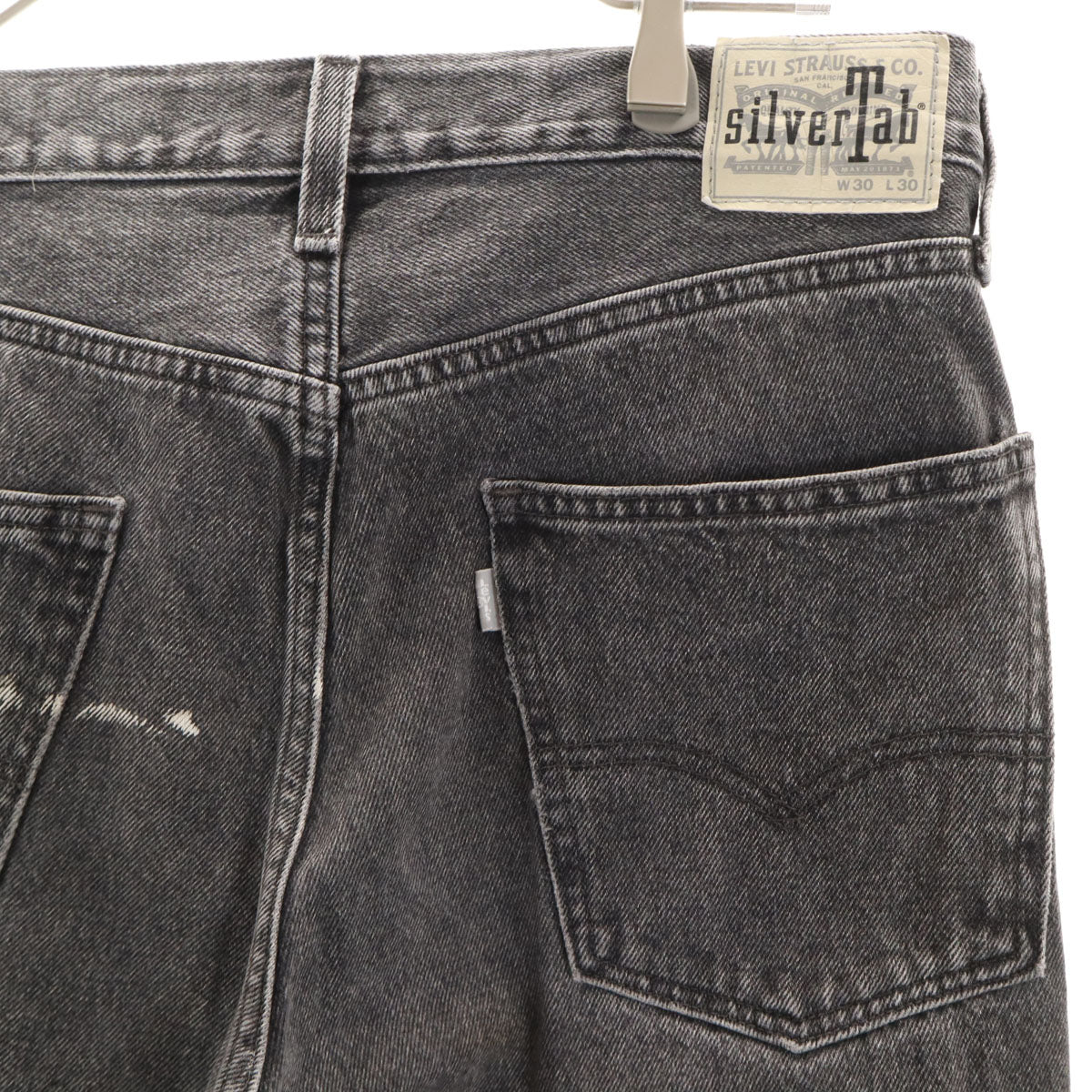 Levi's リーバイス シルバータブ デニムパンツ W30 ブラック系 ジーンズ メンズ