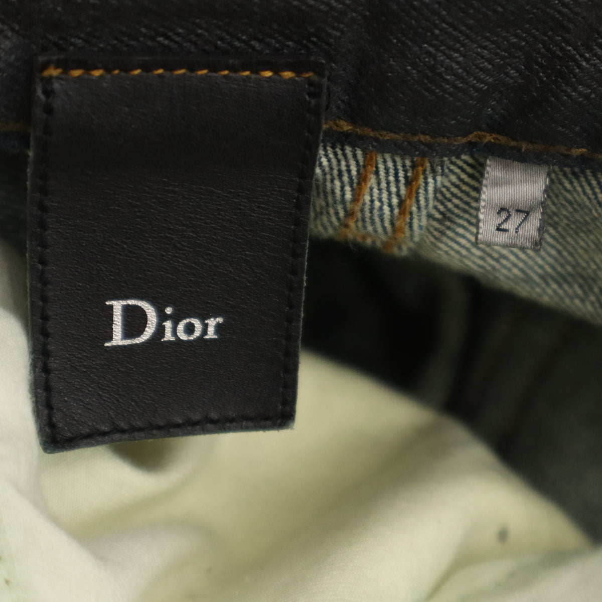 Dior ディオール 日本製 デニムパンツ w27 グレー系 ジーンズ メンズ