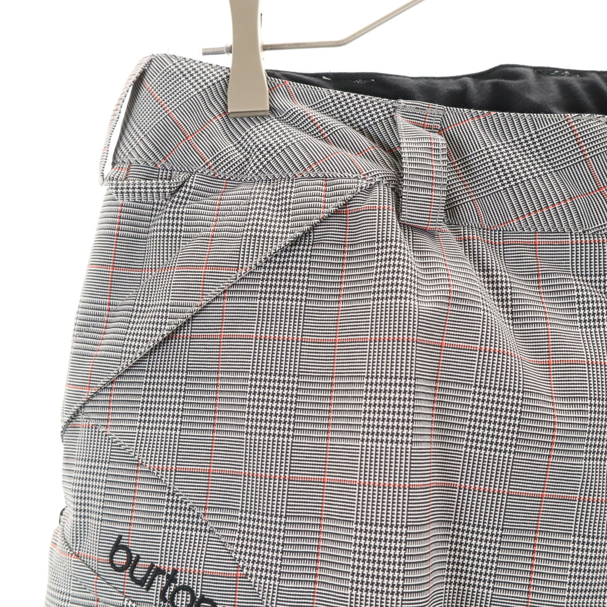 未使用 BURTON バートン グレンチェック スノーボード カーゴパンツ M グレー系 中綿 メンズ