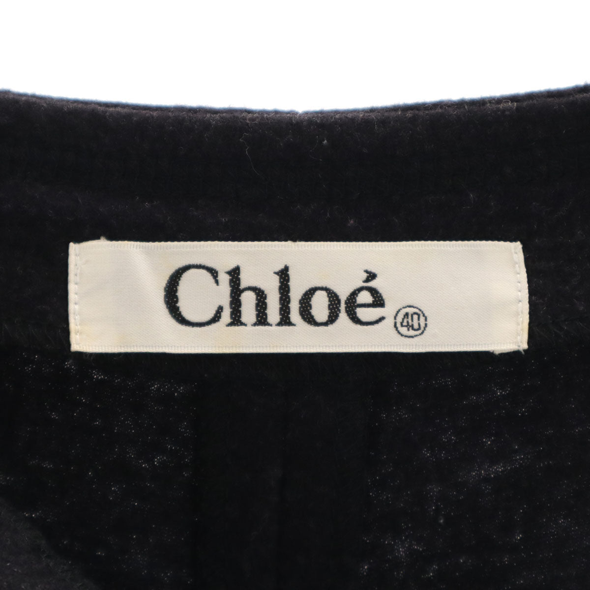 Chloe クロエ ウールパンツ 40 チャコール系 レディース