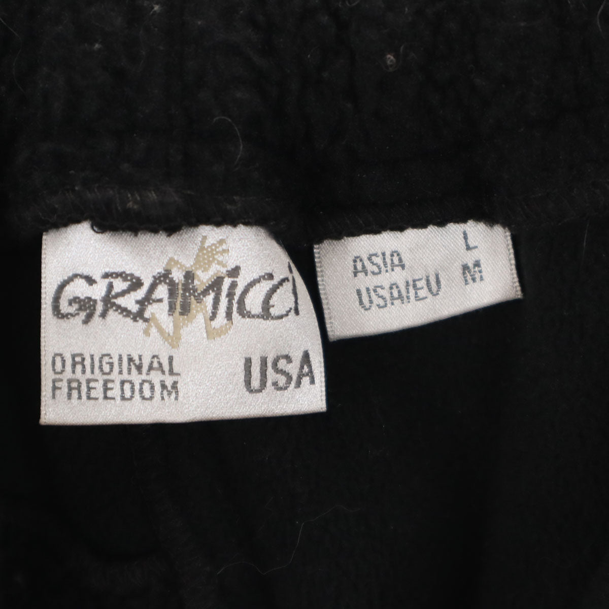 Gramicci グラミチ ボア フリース クライミングパンツ L ブラック アウトドア メンズ