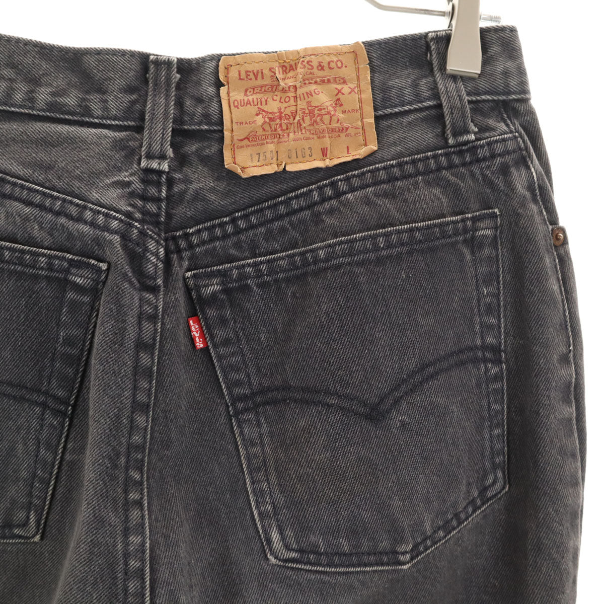 Levi's リーバイス 80s 88年 USA製 17501-0163 オールド 後染め デニムパンツ ボタンフライ ジーンズ メンズ