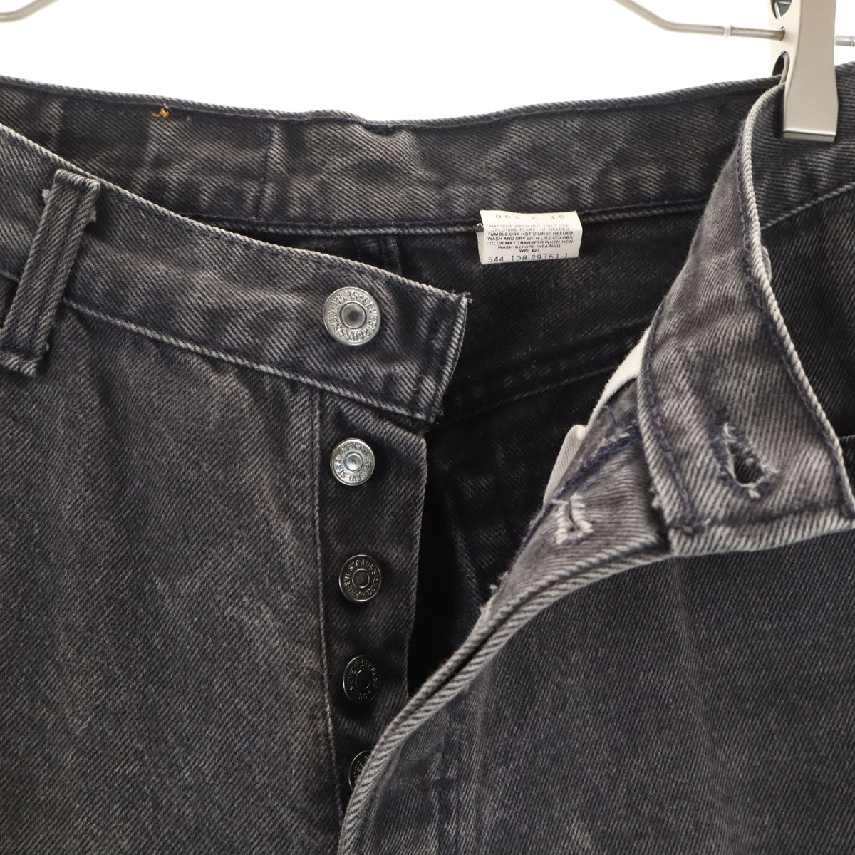 Levi's リーバイス 80s 88年 USA製 17501-0163 オールド 後染め デニムパンツ ボタンフライ ジーンズ メンズ