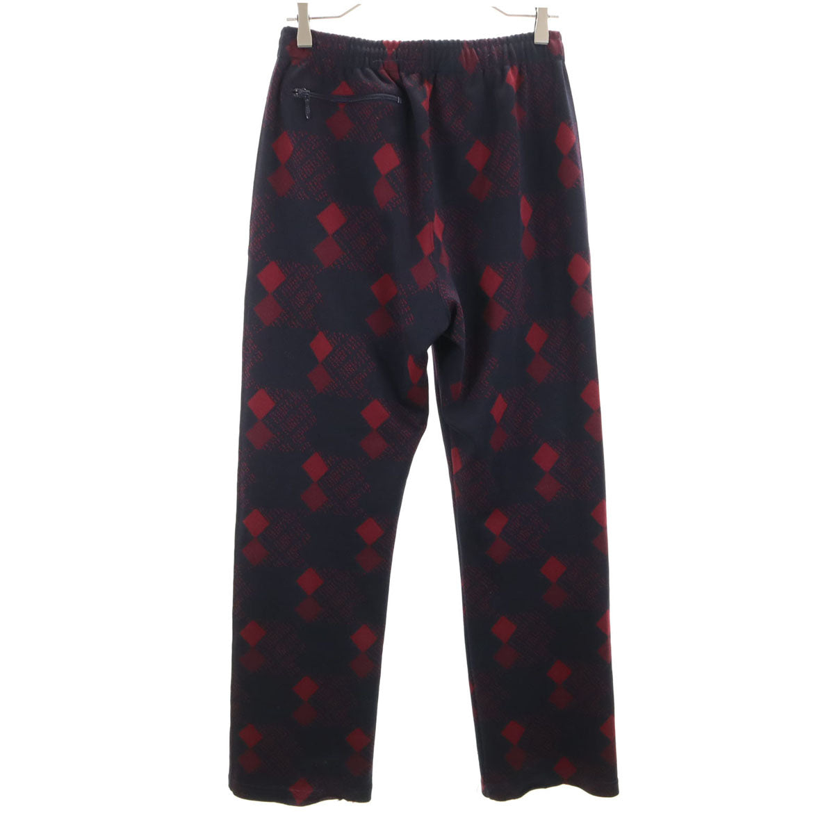 Needles ニードルズ 日本製 総柄 トラックパンツ S ネイビー系 ジャージ メンズ