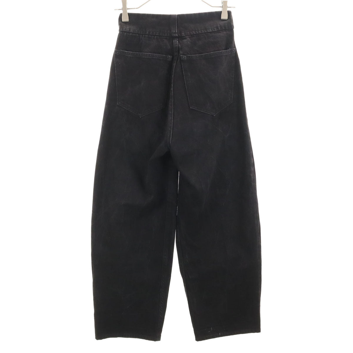 MM6 Maison Margiela エムエムシックス メゾンマルジェラ イタリア製 ハイウエスト デニムパンツ 36 ブラック ボタンフライ レディース