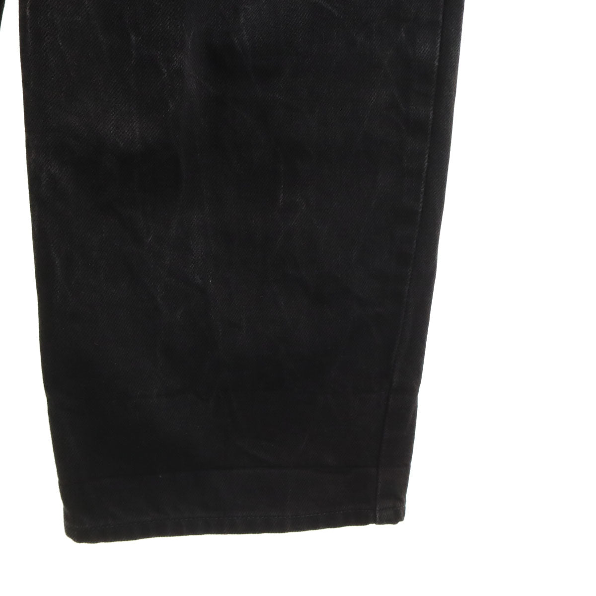 MM6 Maison Margiela エムエムシックス メゾンマルジェラ イタリア製 ハイウエスト デニムパンツ 36 ブラック ボタンフライ レディース