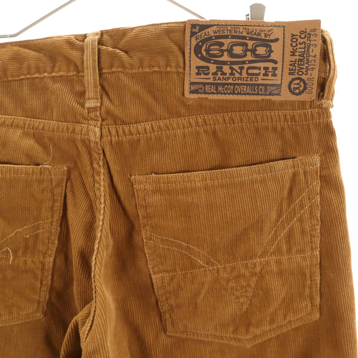 REAL McCOY リアルマッコイ 600R-415Z コーデュロイパンツ W31 キャメル メンズ