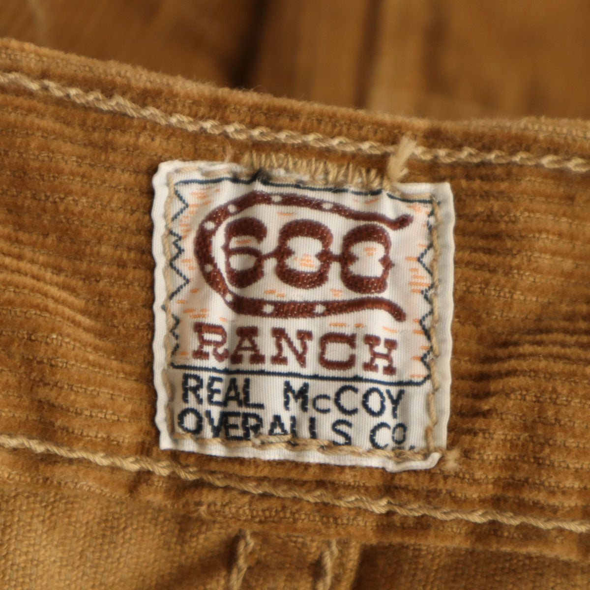 REAL McCOY リアルマッコイ 600R-415Z コーデュロイパンツ W31 キャメル メンズ