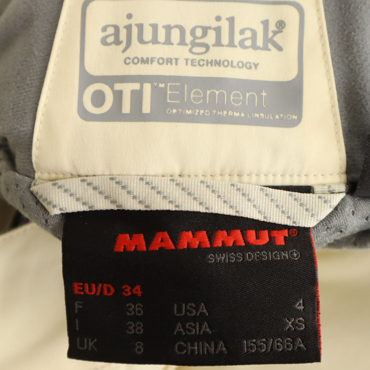 Mammut マムート スキー パンツ XS クリーム系 アウトドア レディース