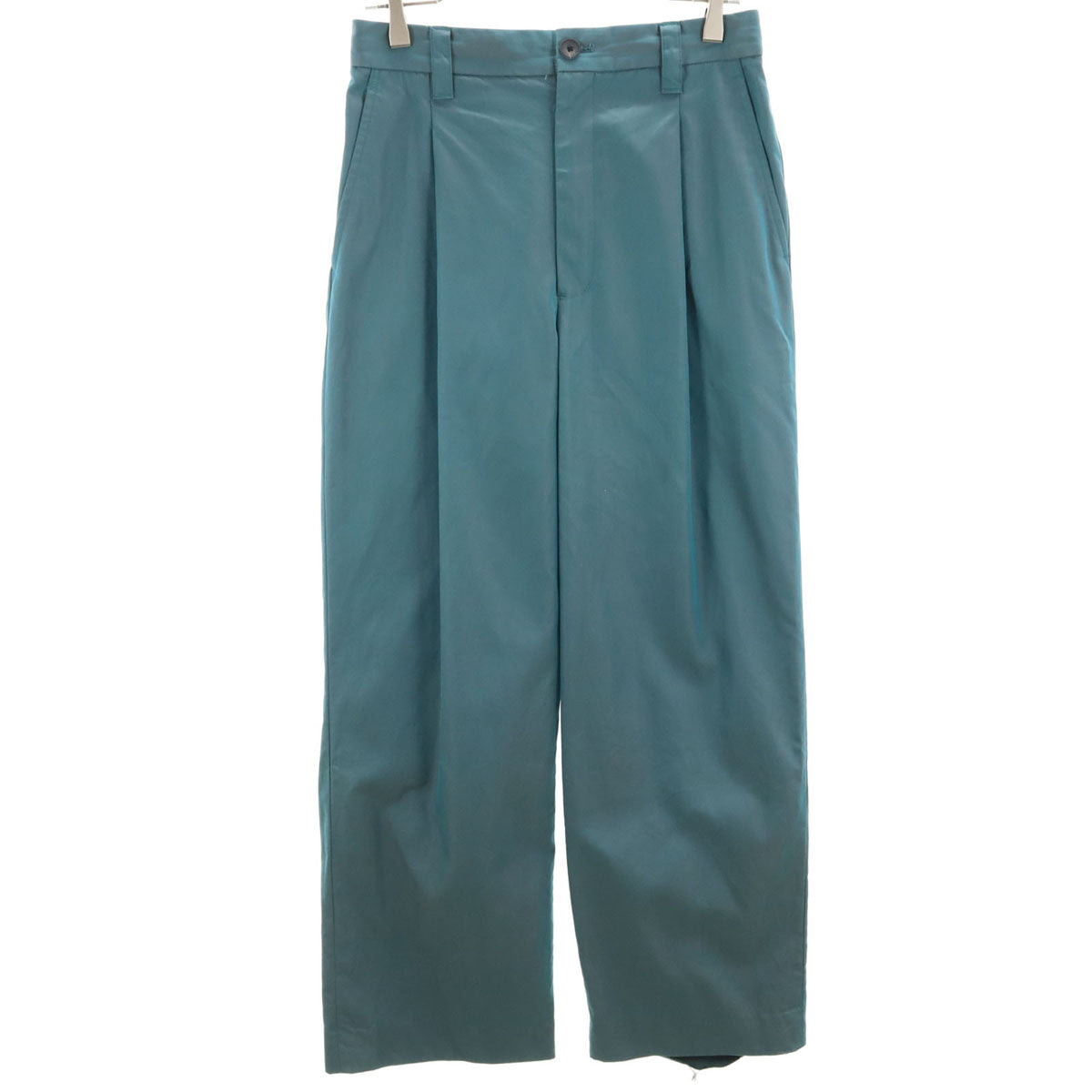 MAISON SPECIAL メゾンスペシャル スビンコットン ワイドパンツ 1 青緑系 ユニセックス メンズ