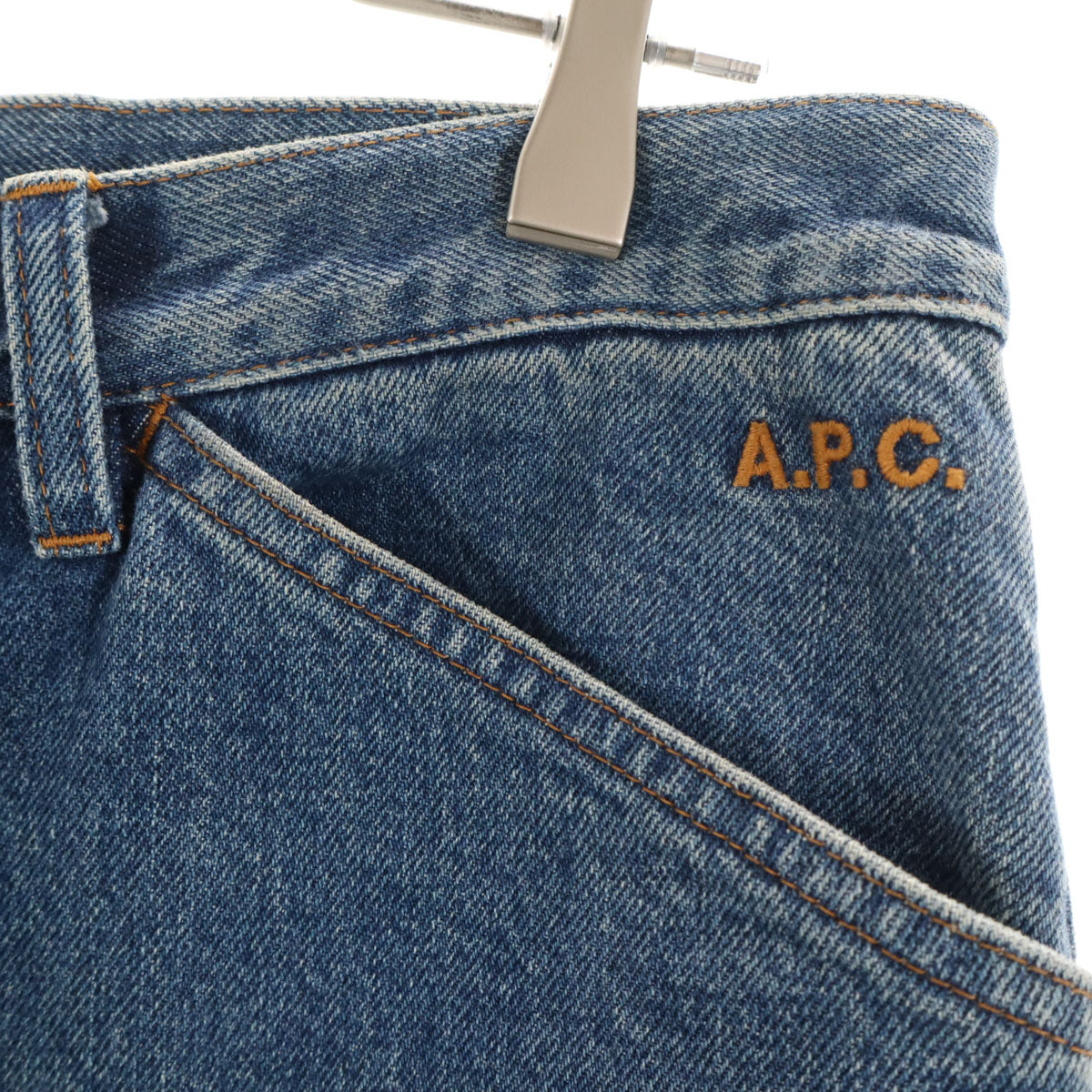 A.P.C. アーペーセー 日本製 テーパードデニムパンツ W28 ウォッシュブルー ジーンズ メンズ