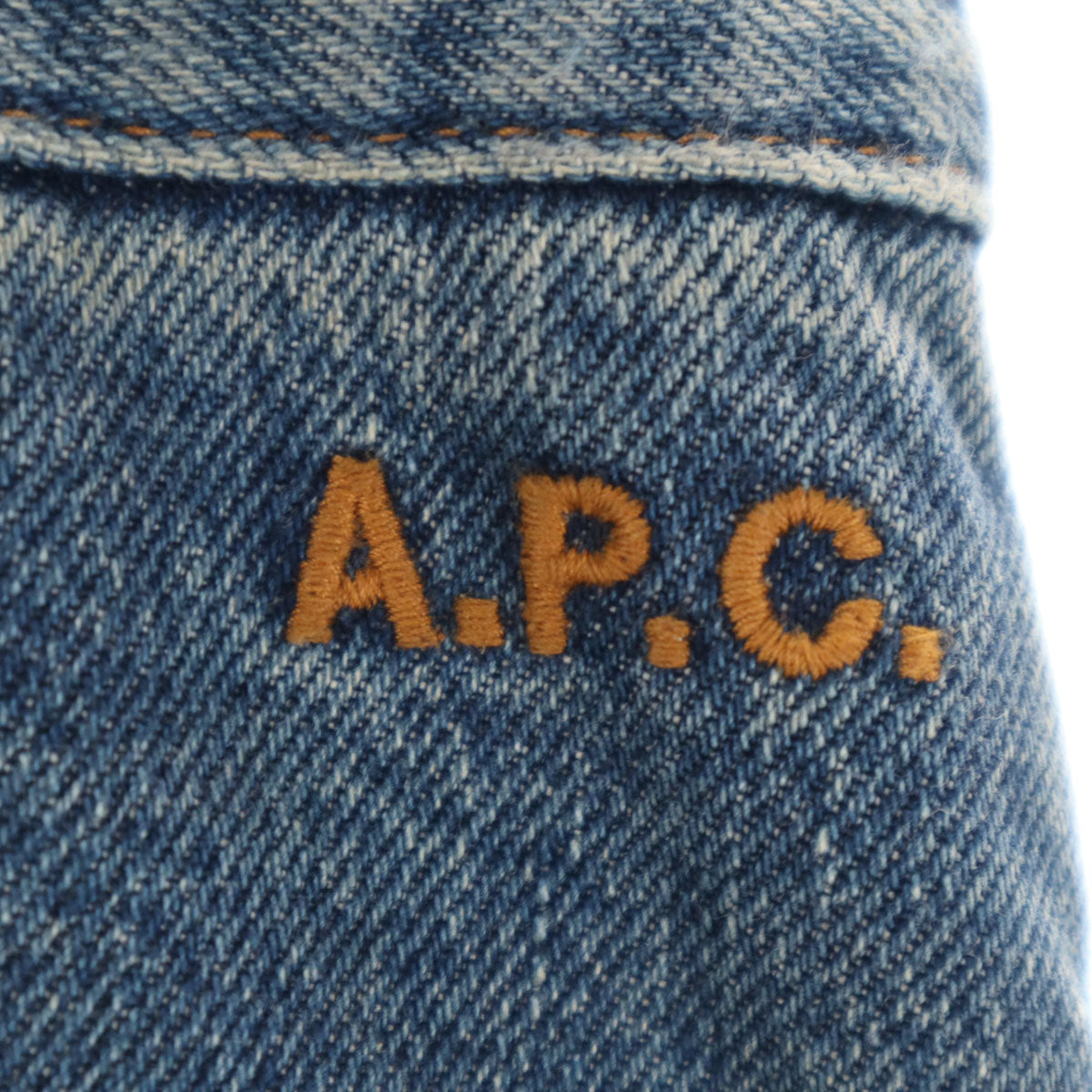 A.P.C. アーペーセー 日本製 テーパードデニムパンツ W28 ウォッシュブルー ジーンズ メンズ
