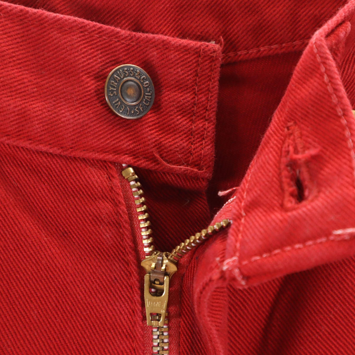 Levi's リーバイス 90s 517 日本製 オールド ブーツカットパンツ W32 レッド メンズ