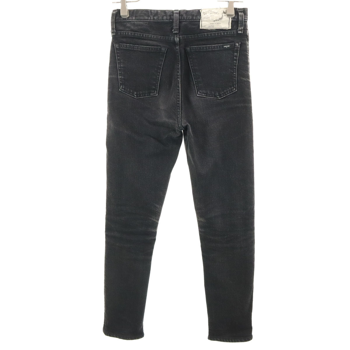 orSlow オアスロウ 307BB 日本製 スキニーデニムパンツ XS ブラック ジーンズ レディース